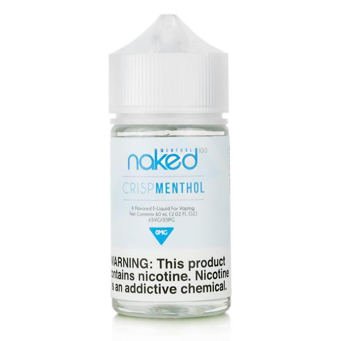 Crisp Menthol by Naked 100 Menthol 60ml - Black Coral